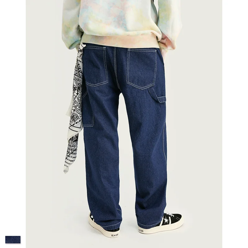 Cooo Coll 19SS Kanye West denim Jeans Slim Fit Hip Hop Skinny Biker Joggers Streetwear Classic loose Jean Long Pants | Мужская одежда