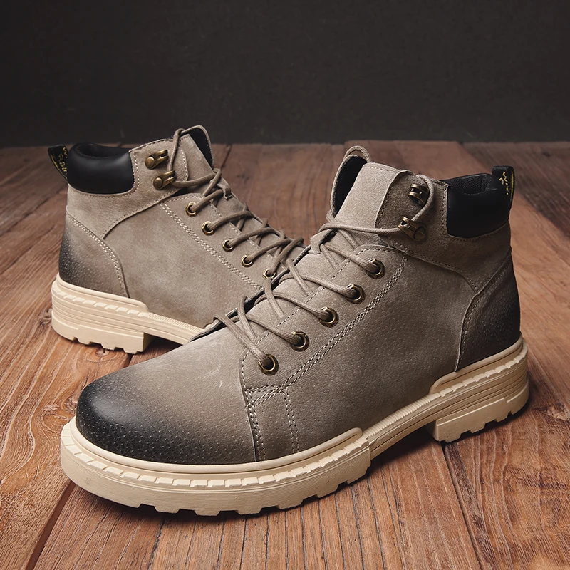 Высококачественные зимние теплые ботинки martin Рабочая обувь CHUQING брендовые