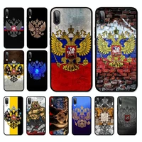 russia flag coat of arms phone case for oppo a9 a7 a3s a1k f5 reno 2 z realme 6 5 pro c3 vivo y91c y51 y31 y19 y17 y11 v17