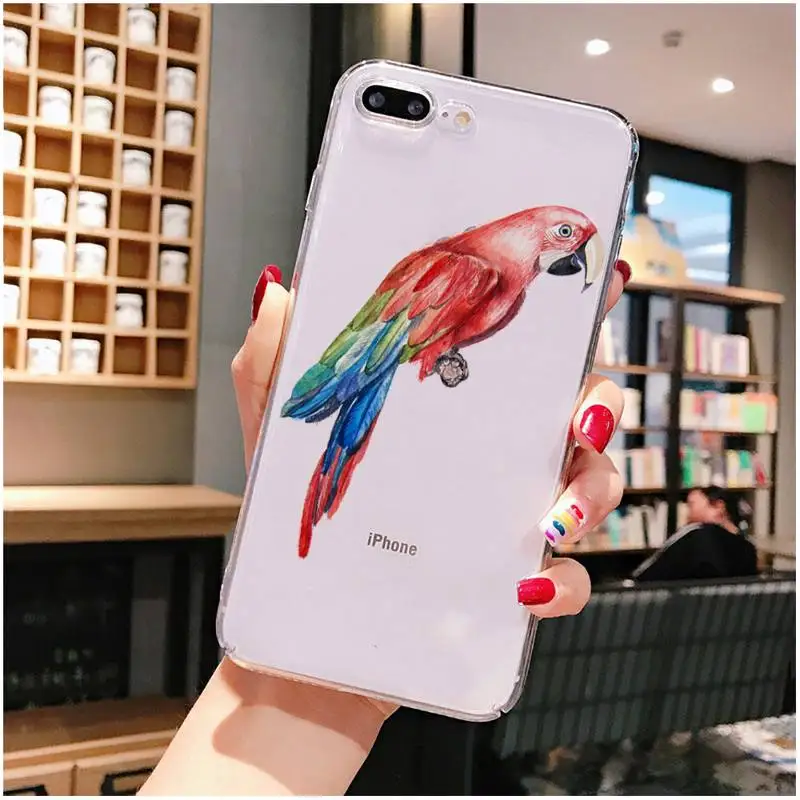 Бабетта Милый Попугай чехол для телефона iPhone X XS MAX 6 6s 7 7plus 8 8Plus 5 5S SE 2020 XR 11 11pro max Clear