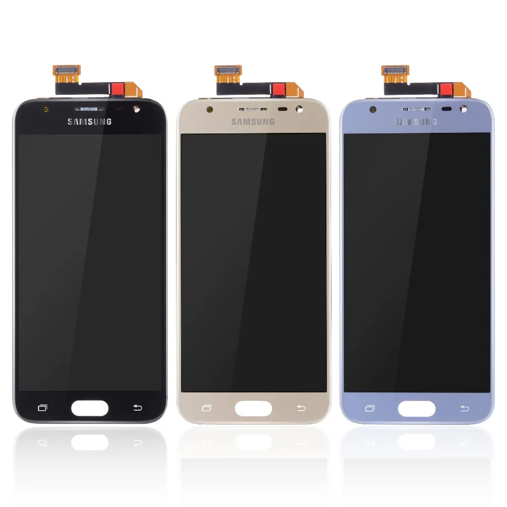 Дисплей для SAMSUNG Galaxy J3 LCD в сборе с тачскрином 5.0'' черный синий золотой J3 Pro LCD J330F J330 SM-J330F