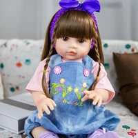 22 inch realistic rebirth baby simulation doll one piece delivery cross border hot selling all plastic doll