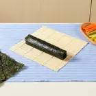 Бамбуковая занавеска для суши, вращающийся коврик, ложка для суши сделай сам, роликовые Кухонные гаджеты, принадлежности для приготовления пищи, бамбуковый коврик для суши, 1 шт.