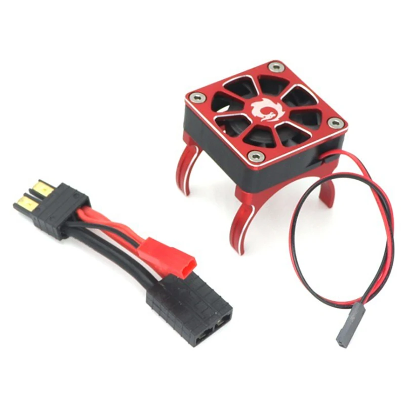 

540 550 3650 3660 Motor Radiator TRX Plug Cooling Fan for 1/10 RC Crawler TRAXXAS TRX4 TRX6 GT4 SLASH KM2 Upgrade Parts