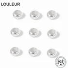 Louleur 5 шт.лот 925 стерлингового серебра фиксаторы уход за кожей лица маска клип бусины Подвески с резиной внутри соответственные Европейской Пандоре обаятельные Браслеты и ожерелья для J