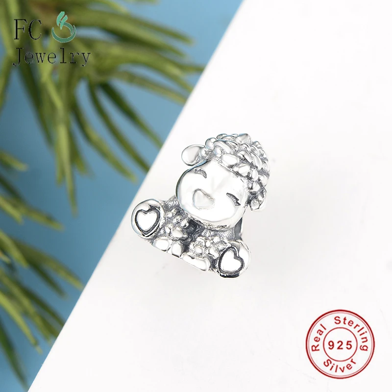 Fit Original Charms Bracelet 925 Silver Patti the Sheep Charm Beads Women DIY Jewelry Berloque |