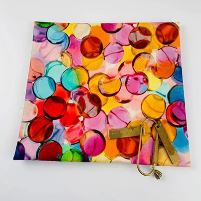 

Viaphil 100% Cotton Fabric Brand New Colorful Bubble Printed Sewing Cloth Dress Clothing Textile Tissue