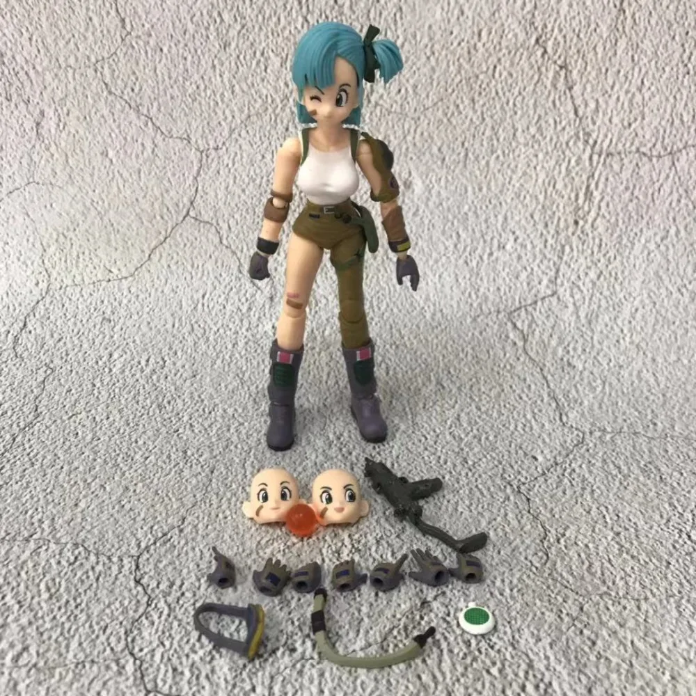 Dragon Ball Z Bulma подвижные фигурки ПВХ Коллекционная модель игрушки brinquedos для подарка на Рождество