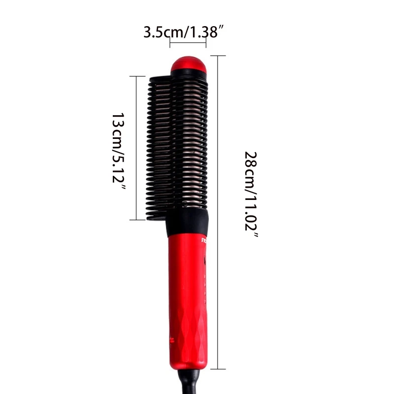 

Hair straightener with built-in comb P9YD