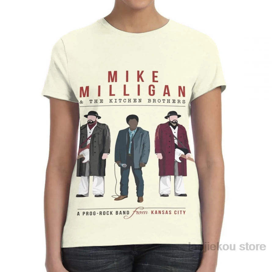 Women Футболка для мужчин с принтом «Mike Milligan& The kitchen Brothers-FARGO», модная футболка для девочек, летние футболки для мальчиков - Цвет: Women