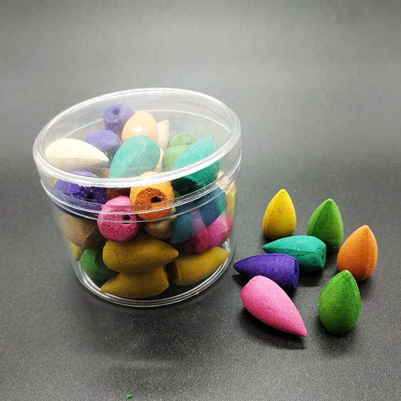 F 40 шт./кор. цветочный Ладан конус для Арома лампа башня аксессуары ванной комнаты