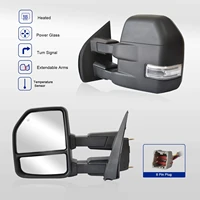fit for ford f150 pickup truck 2015 2020 towing mirrors with temperature sensor 8 pin plug power adjustment mirrors
