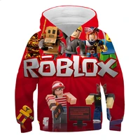 boys funny robloxing game 3d print hoodie cartoon long sleeve children pullover spring kids girls tops children clothes 3 14y
