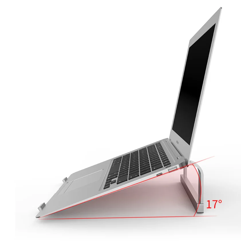 Алюминиевая Портативная подставка для ноутбука подставка-держатель Macbook Pro Air HP