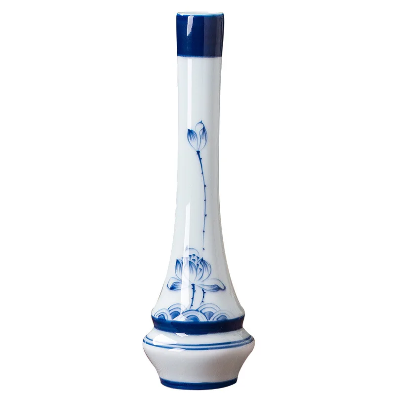 

Chinese Ceramic Flowers And Plants Blue And White Porcelain Vase