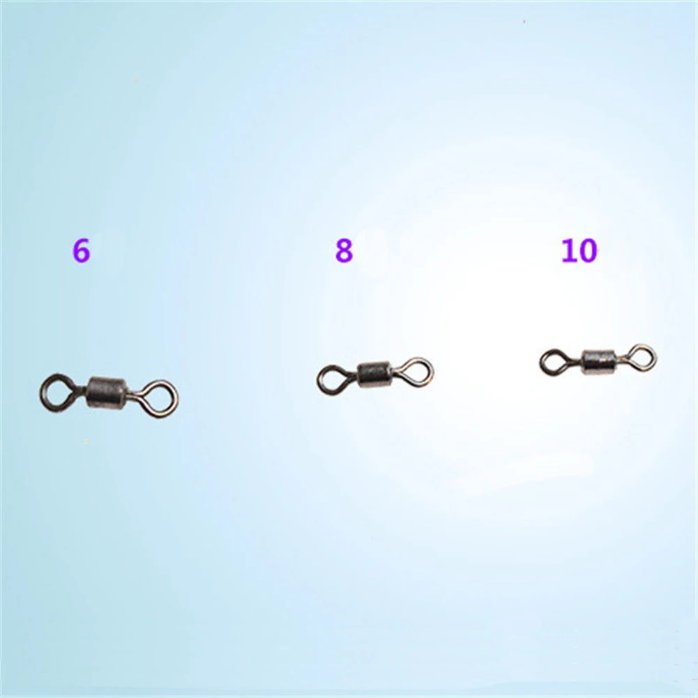 50 шт. поворотные рыболовные разъем крюк шариковый подшипник вращающиеся твердые