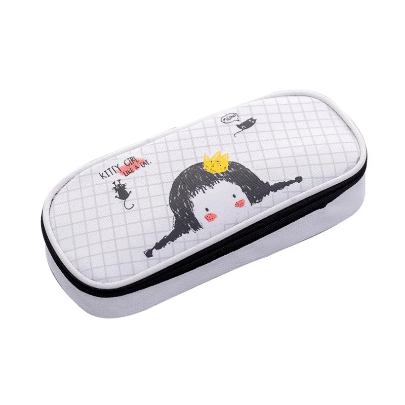 

New Arrivals Cute Stationery Pencil Case Cartoon Large Capacity Pencilcase Pencil Bag Oxford School Supplies Gift Pencil Box