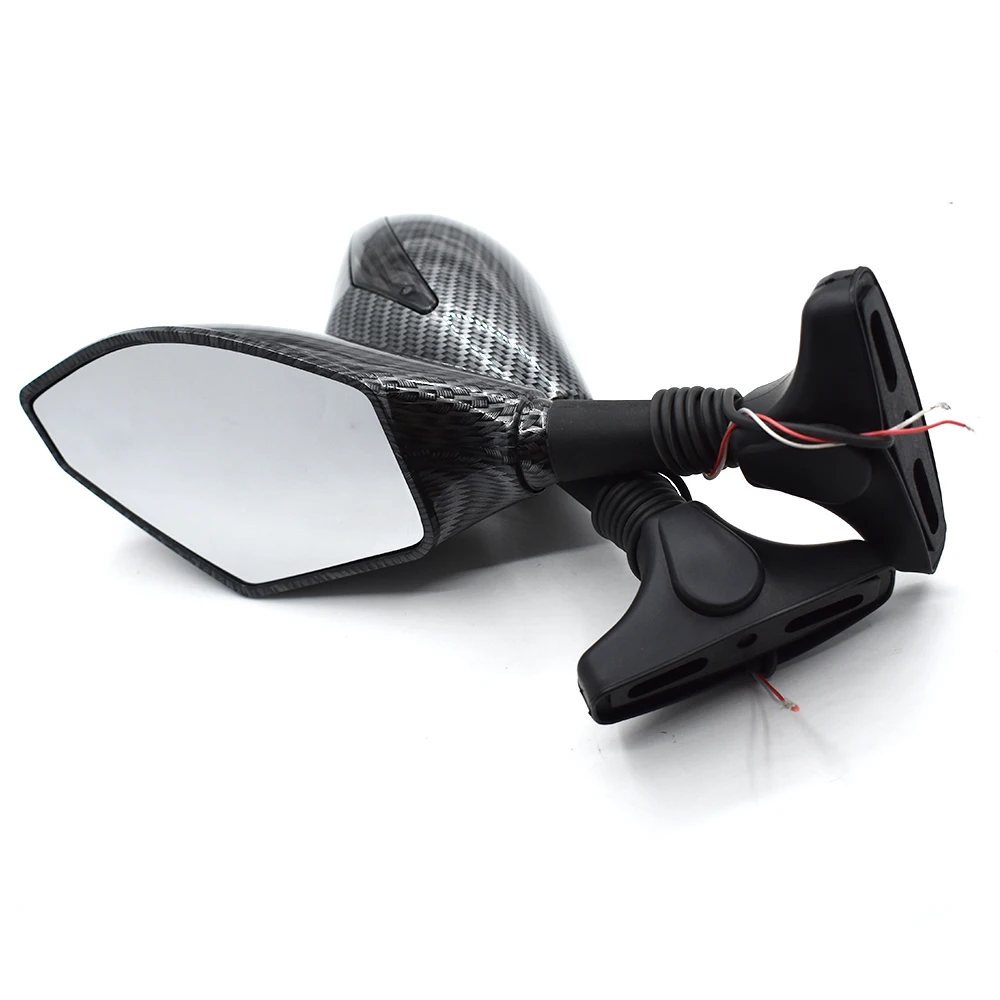 Универсальный мотоцикл заднего вида боковое Крыло зеркала w/Светодиодный
