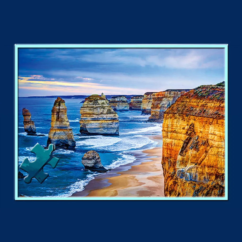 

Новая головоломка с пейзажем для взрослых, образовательная игра для детей, головоломка, большая сложная и интересная головоломка с пейзаже...