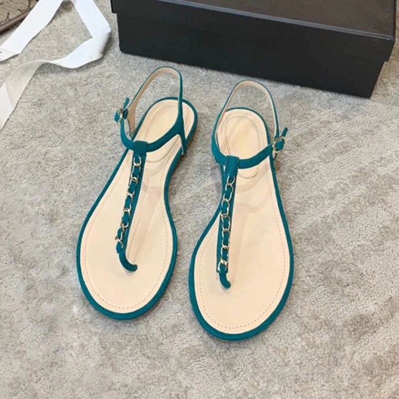 

2021 Summer Fashion Sandals Luxury Designer Sandalias Mujer Ladies Casual Basic Shoes Woman
