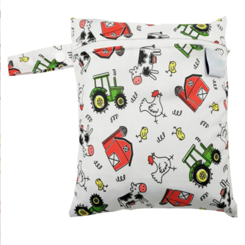 Детская Высококачественная сумка для хранения подгузников с принтом малышей