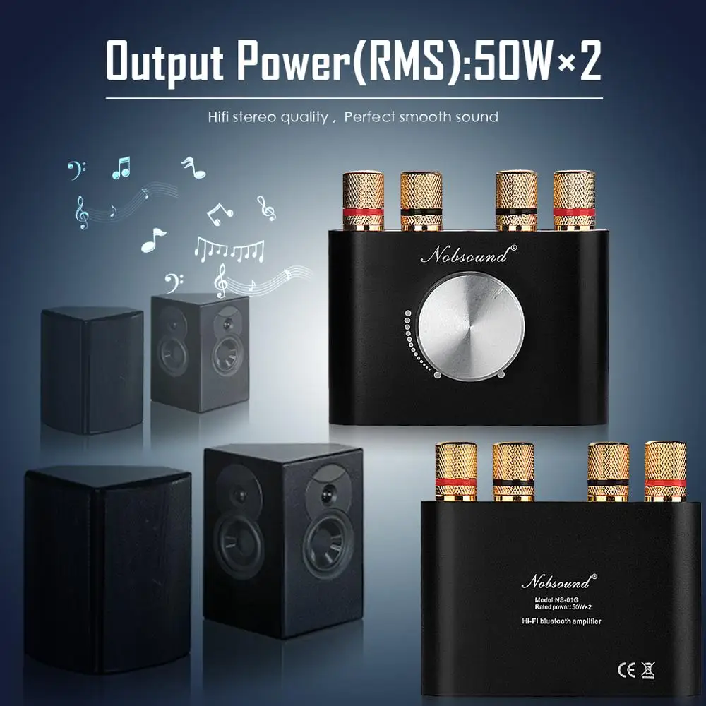 Douk аудио Hi Fi Bluetooth 5 0 цифровой усилитель стерео 2 Ch Mini TPA3116 мощный беспроводной