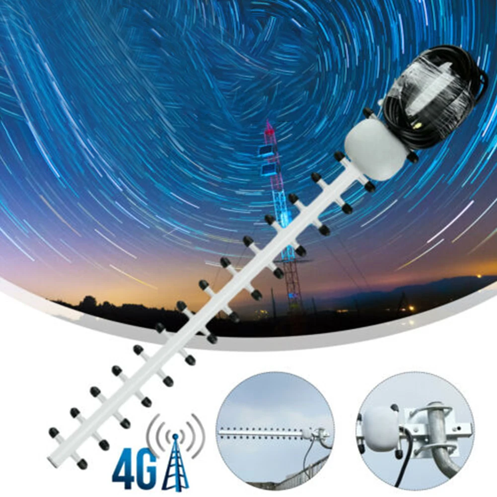 4G 25dBi мужские сетевые компоненты Yagi аксессуары для антенн модемный кабель