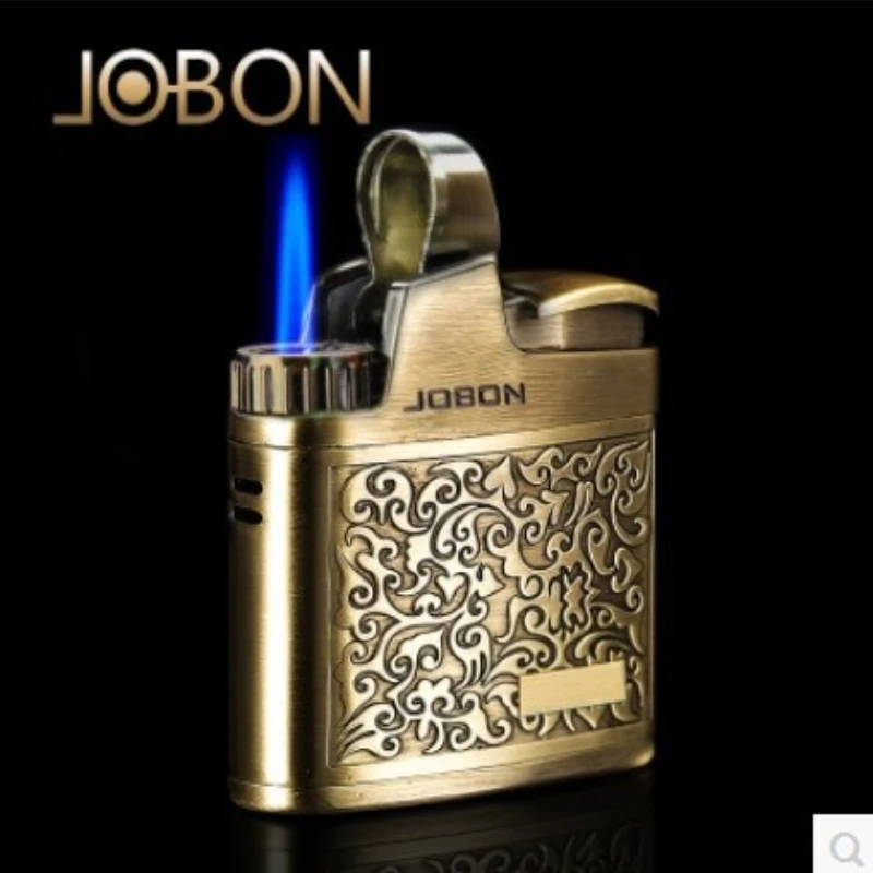

Metal Lighter Creative Lighter Windproof Old-fashioned Personality Retro Straight Gas Lighter Smoking Accessories Lighters