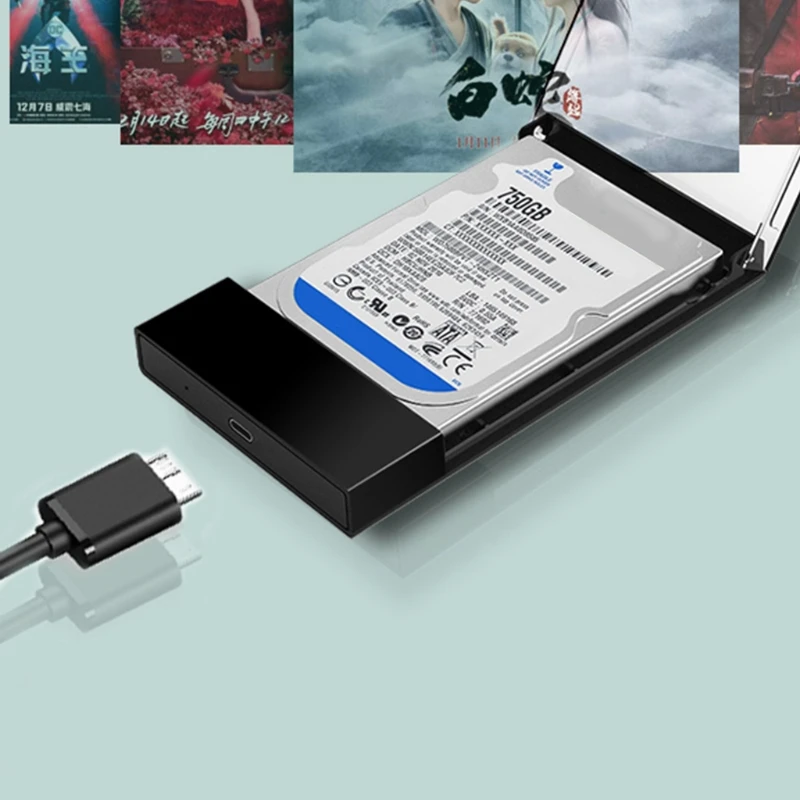 2 5 дюймов USB 3 0 SSD жесткий диск коробка высокого Скорость корпус для внешнего