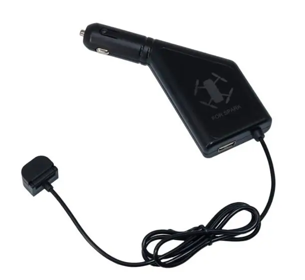 2 в 1 Автомобильное зарядное устройство для DJI Spark батарея зарядный концентратор и