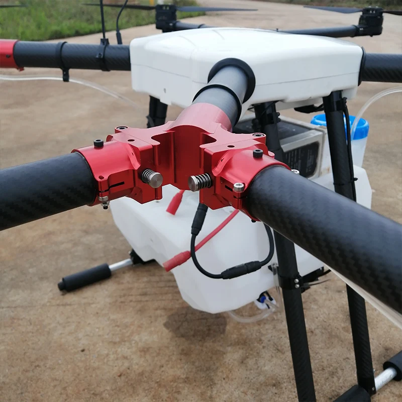 

1PC RC Agriculture UAV Rack Aluminum Alloy Y Shaped Folding Arm 40 to 30mm Pipe Clip Clamp Carbon Tube Joint Connector Adapter