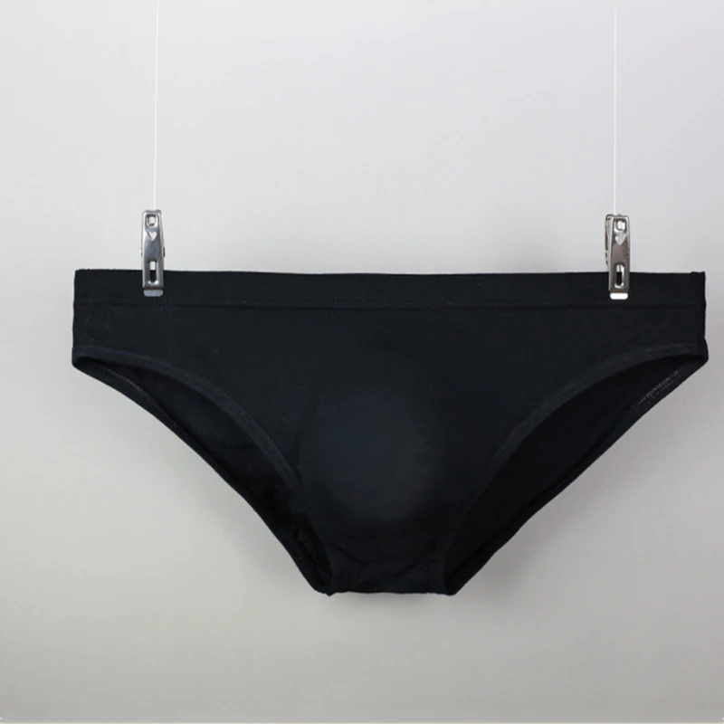 Сексуальное нижнее белье мужские Бесшовные трусы шорты хлопковые с заниженной