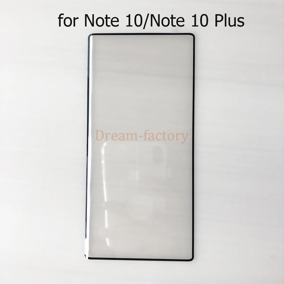 

50pcs DHL For Samsung Note 10 Plus Curved Edge 3D Full glue Tempered Glass Screen Protector