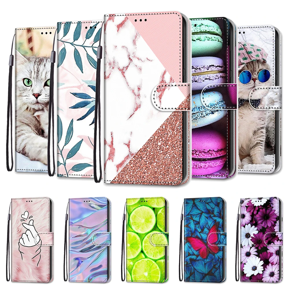 Кожаный чехол для Xiaomi Redmi 3 S 4A 4X 4 5 6X5 плюс 5A 6 Pro 6A Mi A2 Lite A2lite портмоне с откидной