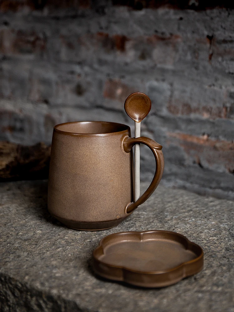 Креативная Ретро керамическая кружка для молока на завтрак кофейная чашка