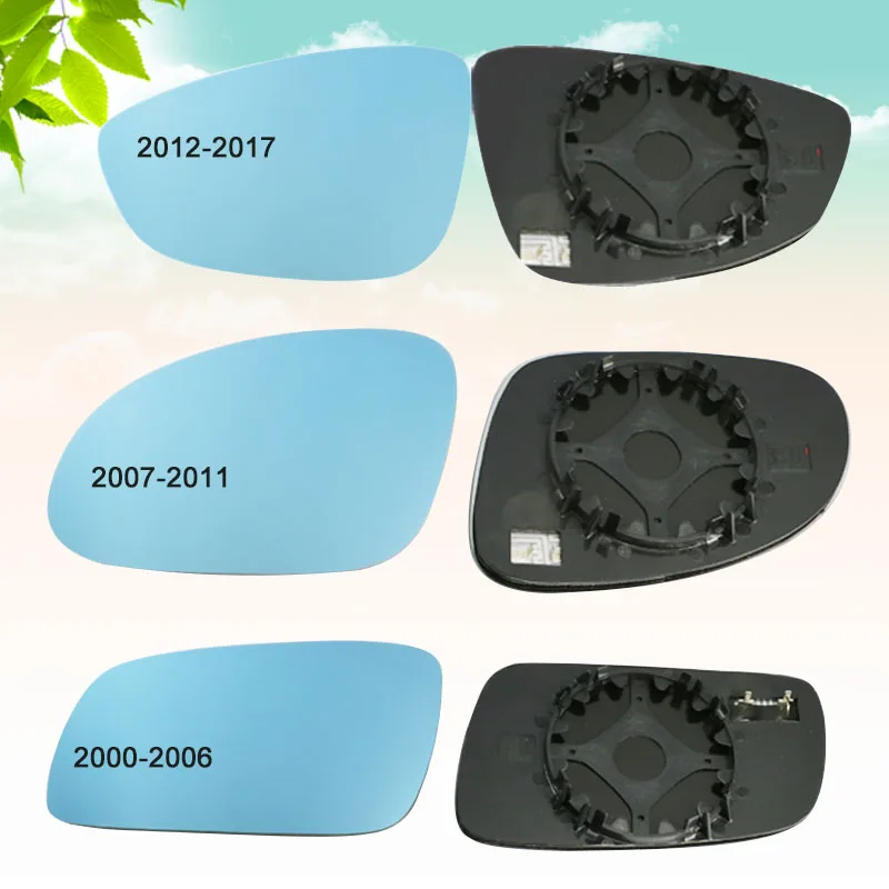 CAPQX 1 пара бокового зеркала заднего вида с подогревом электрическое стекло для VW