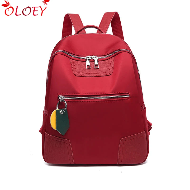 Новинка 2020 женский рюкзак из нейлона сумка ткани Оксфорд студенческий корейская