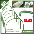 6 шт парниковых обручи завод обруч расти Сад Туннель обруч Поддержка обручи держатель для растений инструменты для садовые столбы фермерские хозяйства