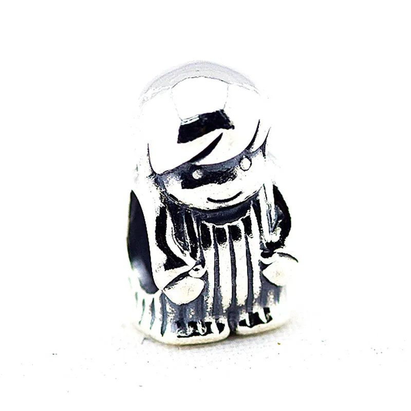 

Шарм-бусина из серебра 100% пробы для мальчиков и женщин