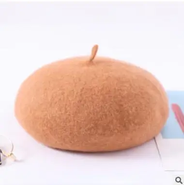 Осень и зима новый берет/Корейская версия диких грибов дамы дышащая Тыква