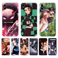 case for samsung galaxy a82 a42 a22 a72 a52 a32 a12 a02s a03s f62 m62 s21 fe silicone cover demon slayer mobile phone bag