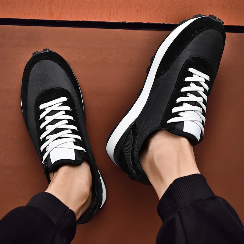 Осенняя мужская повседневная обувь; дышащая обувь; Zapatos; легкие; Calzado de hombre; удобные мужские кроссовки; смешанных цветов на ровной подошве; мужская обувь