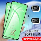 поко x3 нфс HD Мягкая пленка Xiaomi Poco X3 Pro NFC керамическая защитная пленка для экрана Pocophone F3 X3Pro защитное стекло Poko Poxo M3 Poco X3 Pro Glass Poco M3 Pro 5G покофон X3 защитная пленка поко м3 про