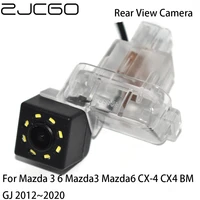zjcgo car rear view reverse back up parking waterproof night vision camera for mazda 3 6 mazda3 mazda6 cx 4 cx4 bm gj 20122020