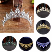 tiara crown prom pageant 9 colours champagne gold queen wedding bridal party