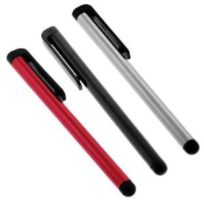Металлический стилус Lot3 для Apple IPhone 3G 3GS 4 4G Ipad 2 ipod 6 3 дюйма сенсорный экран|Стилусы