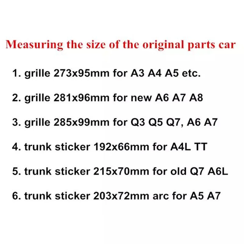 Эмблема значок Передняя средняя 4 кольца решетка багажник логотип наклейка для