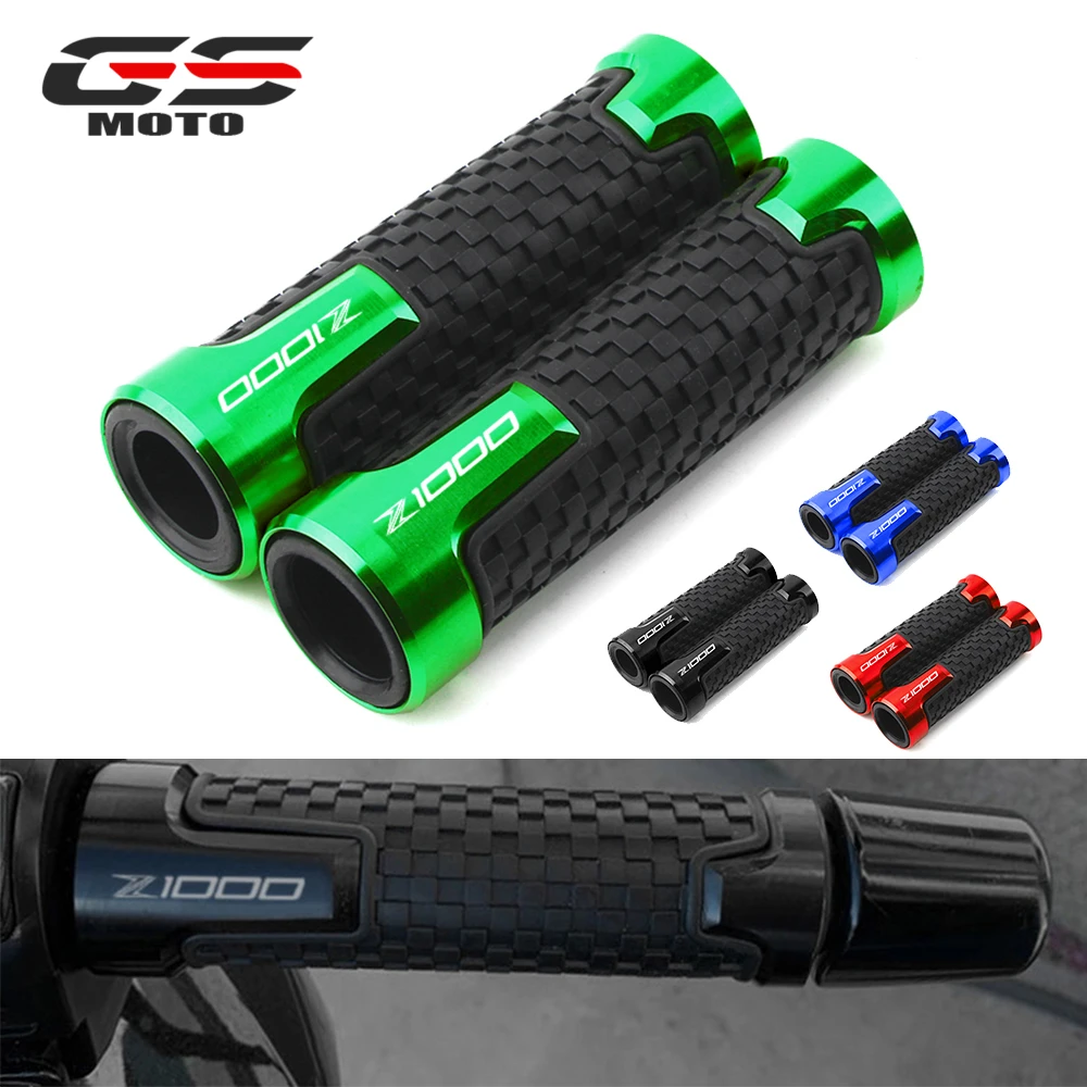 

Мотоциклетные ручки с логотипом для KAWASAKI Z1000, Z1000SX, Z 1000, SX, защитная ручка для мотоциклетного руля, ручка для руля 2005-2019, 2018, 2017