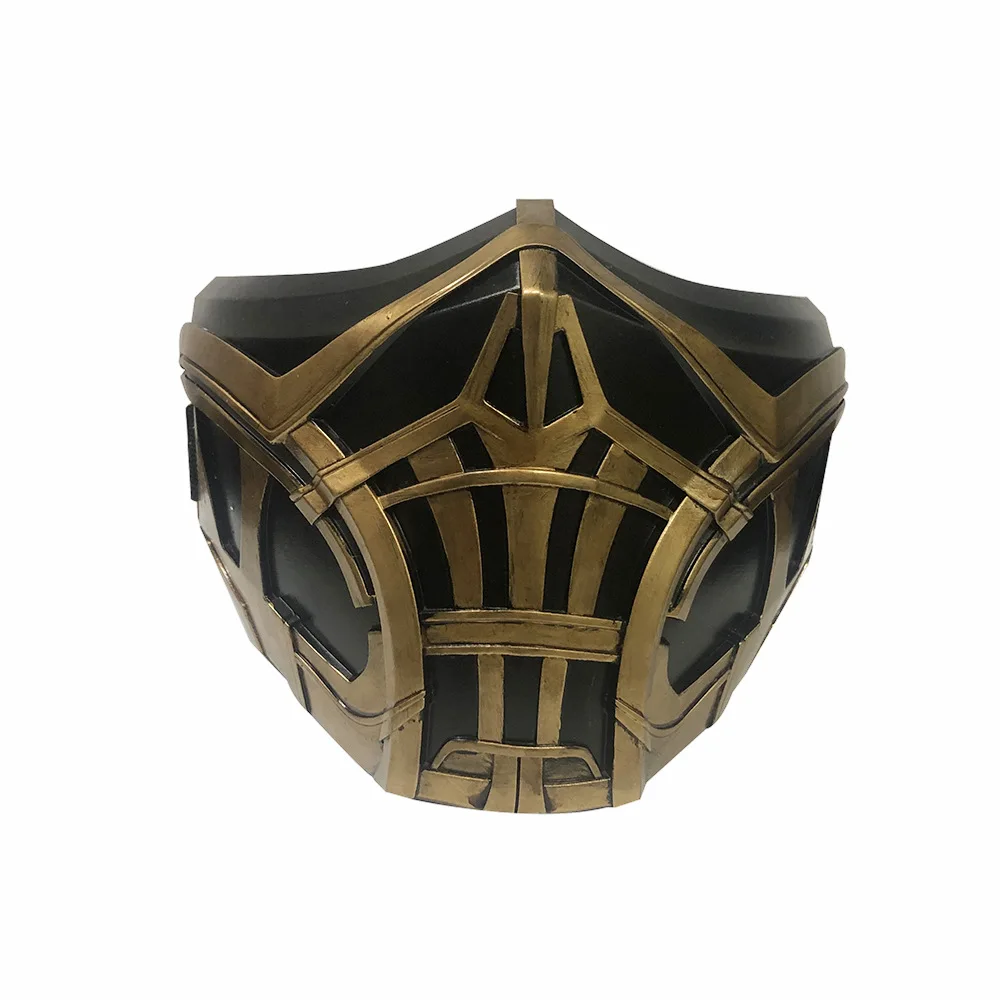 

2021 Game Kombat Role-playing Masque New Movie Mortal Kombat Sub-Zero Scorpion Mask Cosplay Props Resin Masks Halloween Masks
