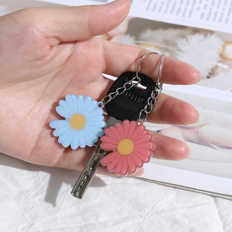 Веб знаменитости Горячая Стиль маленький брелок с маргариткой простой и свежий